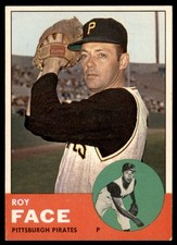 1963 Topps #409 ROY FACE  Pittsburgh Pirates  EX-EXMT