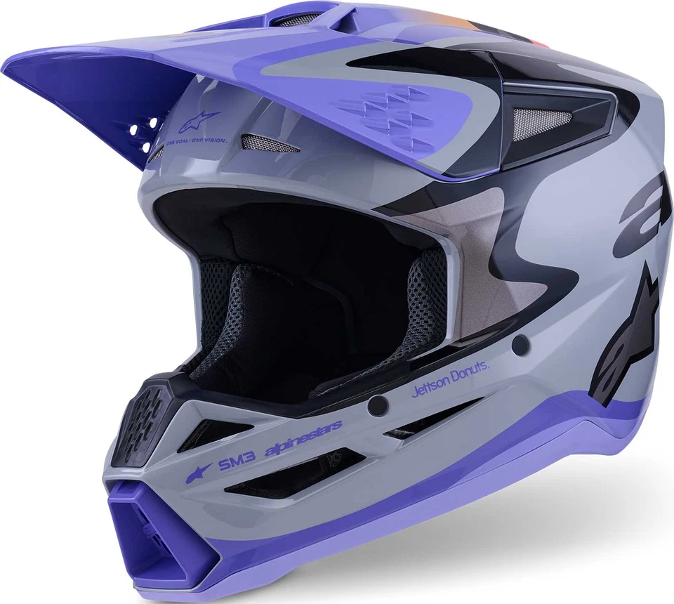 Casco Alpinestars SM3 Jettson - Motocross moto todoterreno adulto Foto 3 de 3