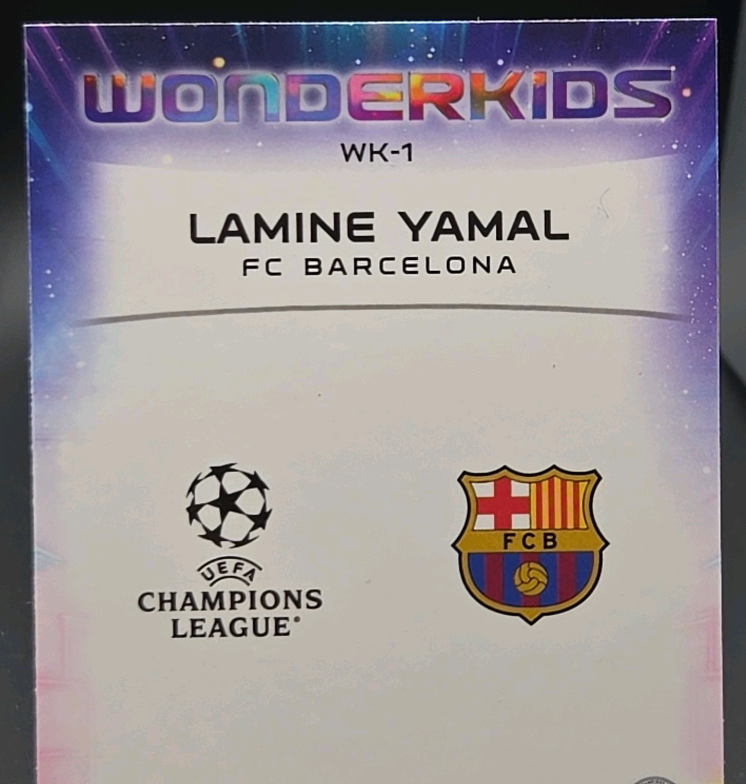 Topps 2024-25 Chrome Lamine Yamal 👀 UEFA Club Competitions Wonderkids WK-1 view 5