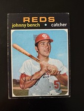 1971 Topps Baseball- Johnny Bench #250