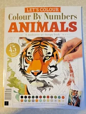 Animals: Color By Numbers 2025 - Meditative Art Therapy Book - 45+ Fun Images