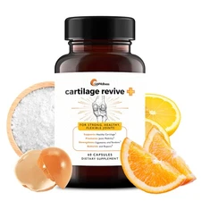 UpWellness Cartilage Revive + Joint Support Supplement for Men and Women 60 Caps