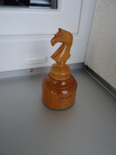 Alter großer Briefbeschwerer Schachfigur, Ho...