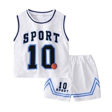 Toddler Kids Sports Athletic Jersey Shorts Set Todder Boys Jerseys Outfit 2 P...