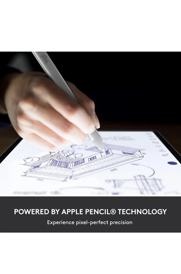 Logitech Crayon digital pencil for iPad (iPads with USB-C ports) - Image 4 of 4