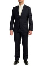Hugo Boss Men's "Johnstons5/Lenon1" Regular Fit 100 Wool Suit US 42S IT 52S