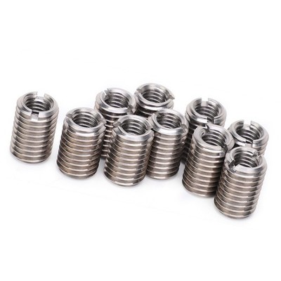 10Pcs Stainless Steel Reducer Nut Durable Thread Repair For Mechanical Equip NEW