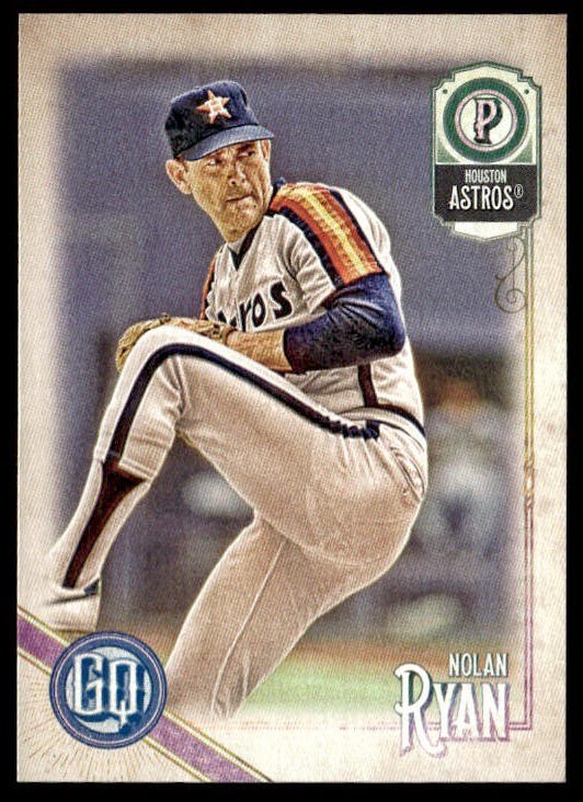 2018 Topps Gypsy Queen #307 Nolan Ryan Missing Black Plate