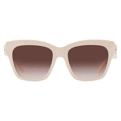 Celine Gradient Triomphe Women Sunglasses Brown Gold Grey Lens AUTHENTIC
