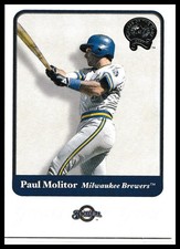 2001 Fleer Greats of the Game #4 Paul Molitor Milwaukee Brewers