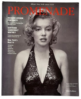 Marilyn Monroe on Cover Promenade Magazine October 2002- March 2003