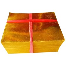 ZeeStar Chinese Joss Paper - Full Gold Foil (Pack of 500) gold 