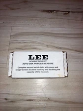 Lee Precision Auto Disc Double disc set. Includes 4 discs, screws and risers