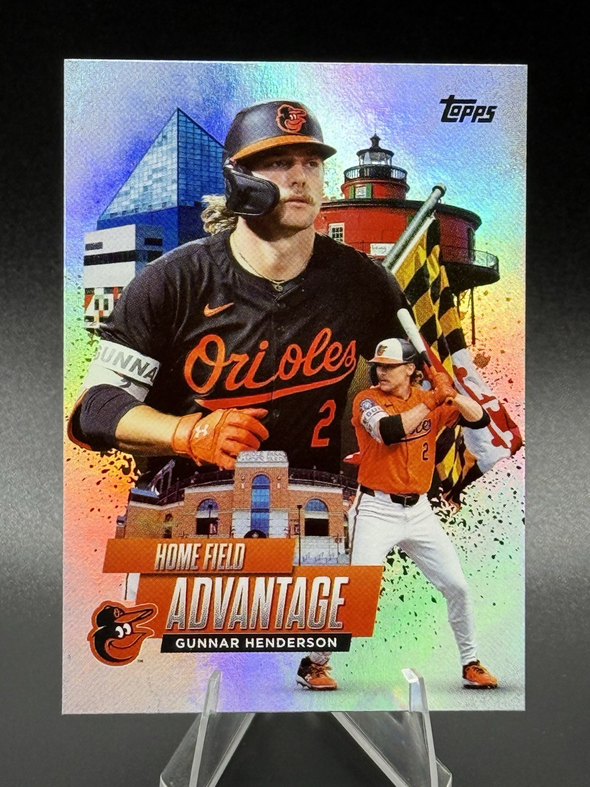 2025 Topps Series One Home Field Advantage Gunnar Henderson #HA-7 Orioles