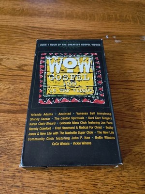 ''WOW Gospel 1999'' VHS Various Musicians 15 Top Videos 1 Hour New Sealed Vintage