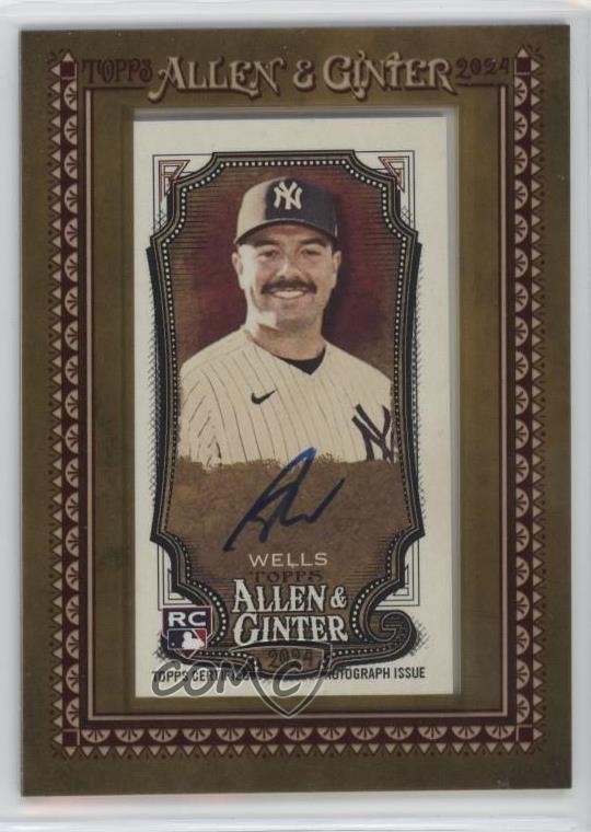 2024 Topps Allen & Ginter Mini Baseball Austin Wells #MA-AW Rookie Auto RC 0e3u