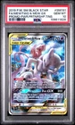 2019 POKEMON SM BLACK STAR PROMO #SM191 FULL ART/MEWTWO & MEW GX PSA 10