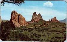 Postcard NATURE SCENE Pikes Peak Region Colorado CO s/20 AL9053