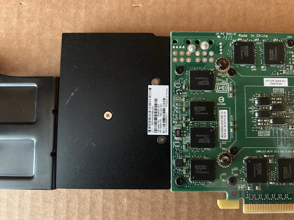 HP Quadro K4200 4GB GDDR5 2x DisplayPort PCIe Graphics Card 764900-001 - Image 4 of 4