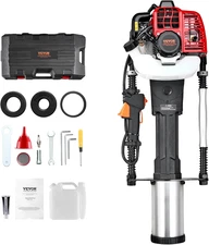 52Cc Gas-Powered T Post Driver, 2-Stroke Engine Gasoline Fence Piling Pounder, 1