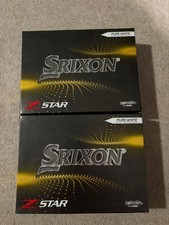 2 Dozen Brand New Srixon Z-STAR Golf Balls White 2022