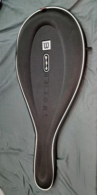 Wilson NCode Tennis Racquet Carrying Case Bag Only Black White Molded and Padded