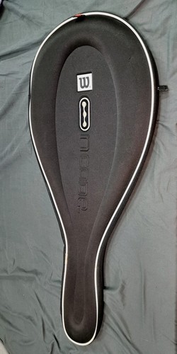 Wilson NCode Tennis Racquet Carrying Case Bag Only Black White Molded and Padded
