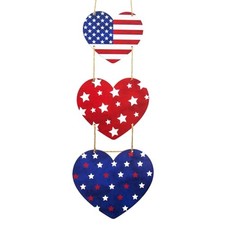 4th of July Decorations US 250th Anniversary Patriotic Decorations, Wooden