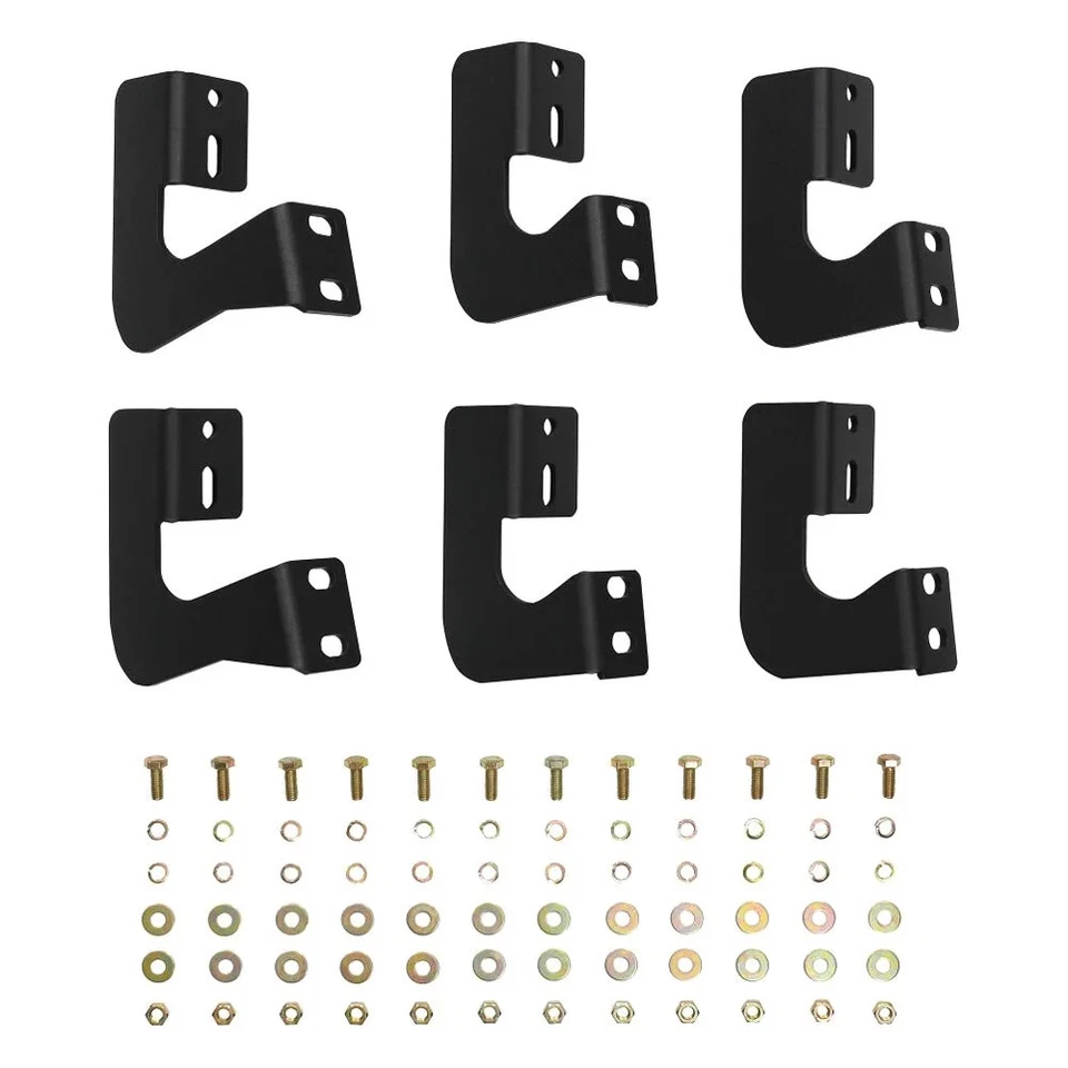 For Nissan Frontier 22-25 Drop Steps 4" HDX Cab Length Black Drop Steps w Foto 4 de 4