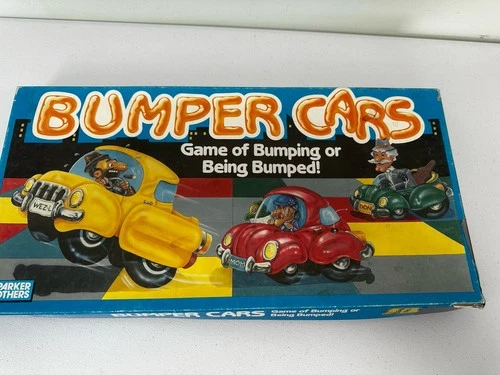Vintage 1987 BUMPER CARS Board Game Parker Brothers
