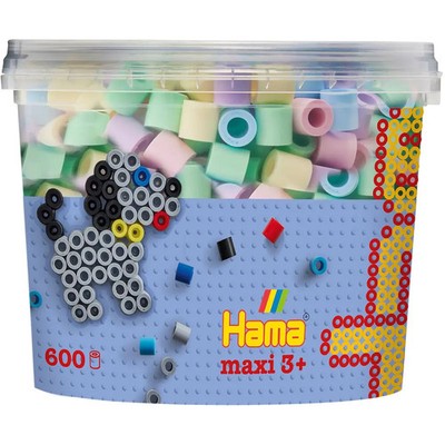 HAMA Maxi Dose Pastellmix 2, 600 Stück
