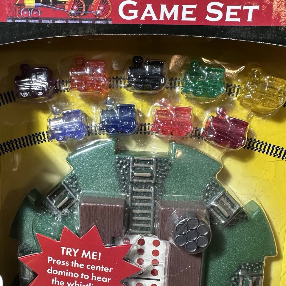 Fundex Vintage Mexican Train Game Set for Dominos 2002 Whistling Locomotive NIP - Image 2 of 4