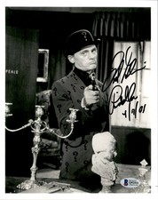 Frank Gorshin Signed & Inscribed Batman The Riddler 8x10 Photo #1 Beckett COA