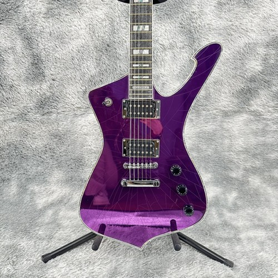#ad Us warehouse Iceman Purple Paul Stanley electric guitar silver hardwar $349.60