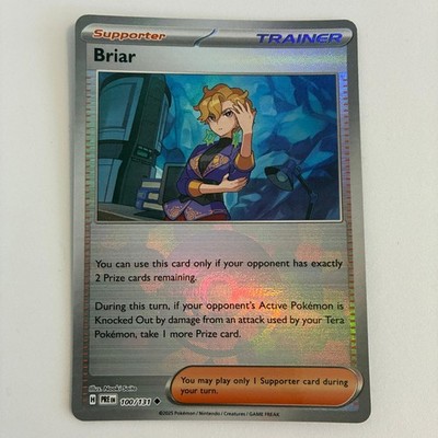 Briar (Poke Ball Pattern) 100/131 Holo SV: Prismatic Evolutions Pokemon NM
