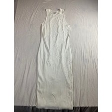 True Decadence Tall White Sleeveless Open Back Knit Maxi Dress Size 18