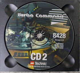 LEGO Technic 8428 Turbo Command Software CD-ROM Set v2.0 (1998) Case & Discs