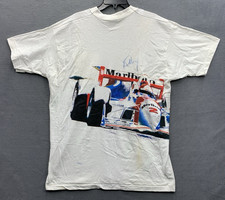 RARE Signed Marlboro x Team Penske x McLaren Formula 1 OVERPRINT Tee Made in USA
