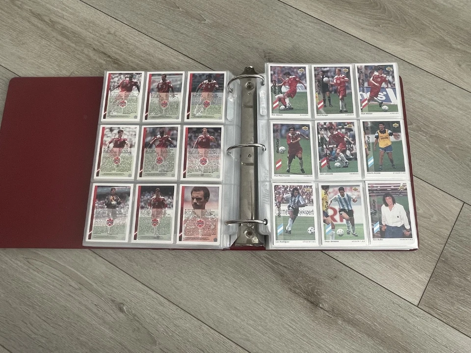 Lote de carpetas copa del mundo 1994 más 1.000 cartas lote de cartas dentro buen estado Foto 4 de 4