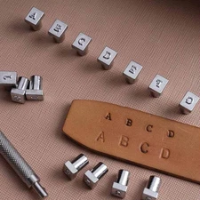 Stamping Kit Alphabet Leather Tool 26 Letters + 10 Numbers Set