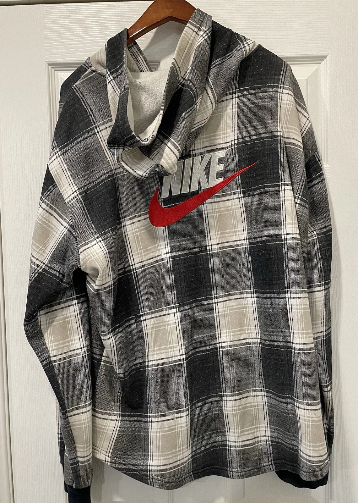 Sweat à capuche Supreme Nike à carreaux XL
