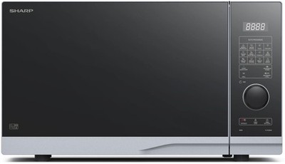 Sharp YC-PC284AE-S Mikrowelle Grill Heißluft 900W 28L 10 Stufen Silber