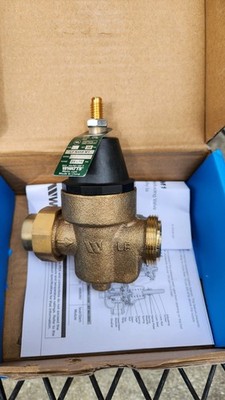 Watts 3/4 in. Brass MPT x FTP Pressure Reducing Valve, LFN45BM1-U New Open Box