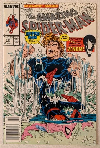 Amazing SpiderMan 315 Newsstand 2nd App Venom & 1st Partial Cover Appearance