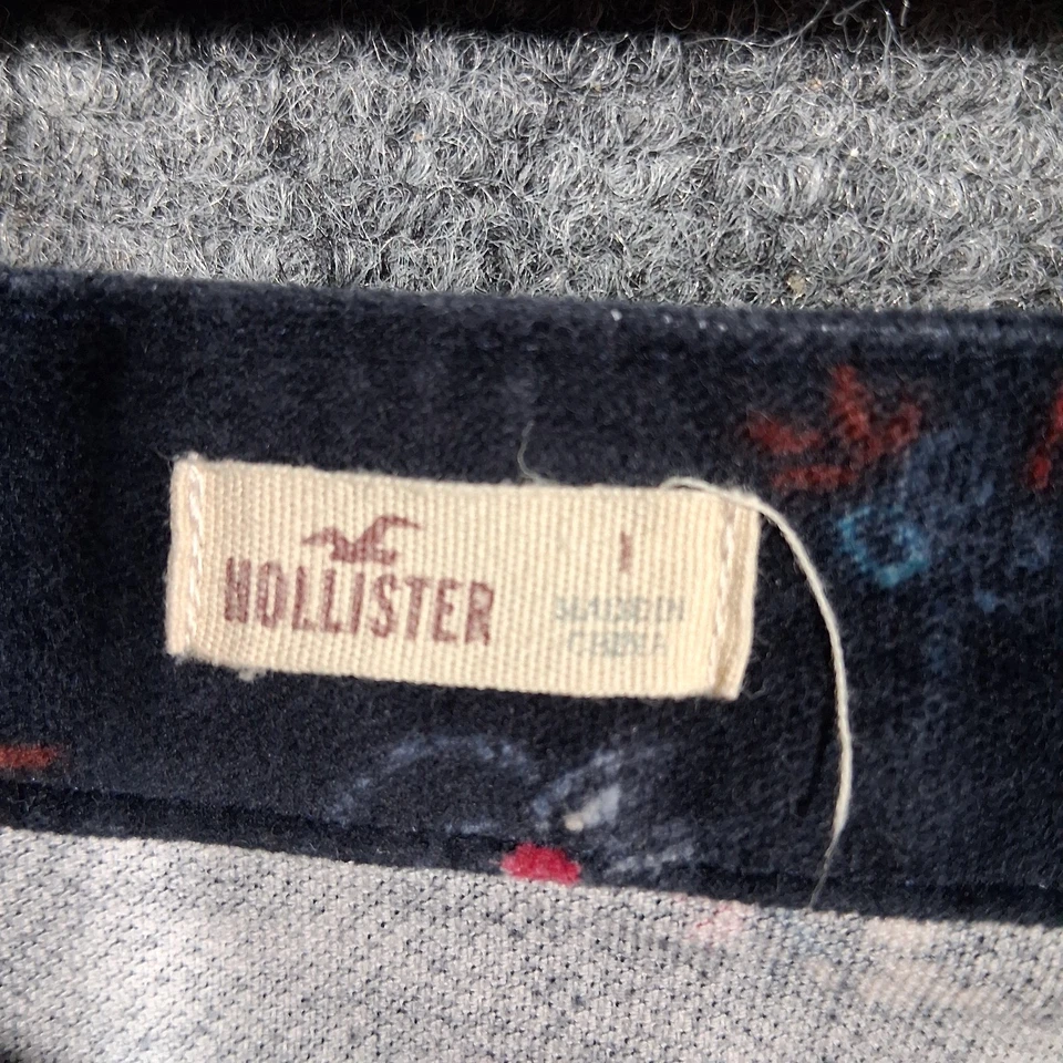 Falda HOLLISTER Terciopelo Frontal Abotonada Frente Plano Estampado Floral Para Mujer Talla 1 Foto 2 de 4