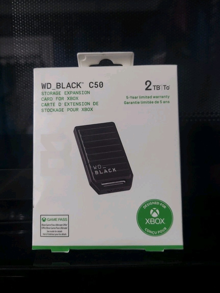 WD BLACK C50 2TB Xbox Storage Expansion Card