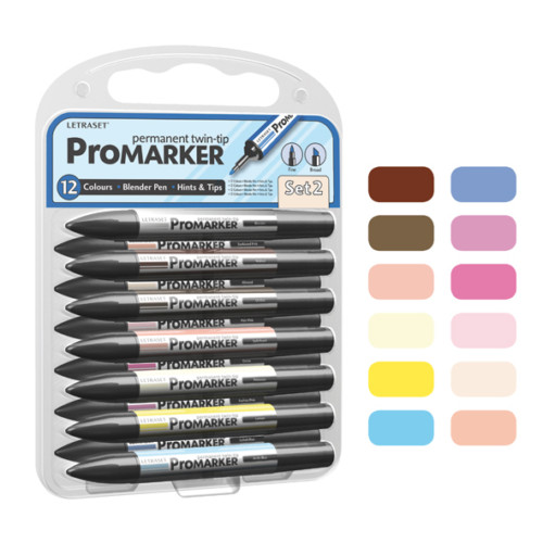 Used Promarkers To Color Promarker Color Chart