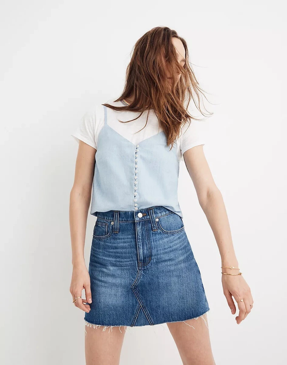 Madewell patch hotsell pocket sweater skirt