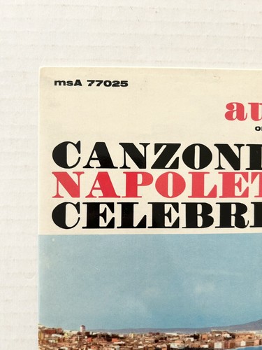 AURELIO FIERRO Canzoni Napoletane Celebri Vinyl Record LP NM-/VG+ Italian Music - Picture 5 of 22