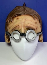 VTG Nerd Guy w/ Zits & Glasses Latex Halloween Mask 2004 The Paper Magic Group